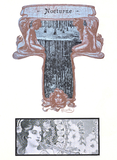 Book Art Nouveau Illustrated Monthly