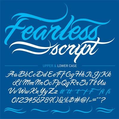 Fearless Script | Fonts | Shop Illustrated Books, eBooks and Prints