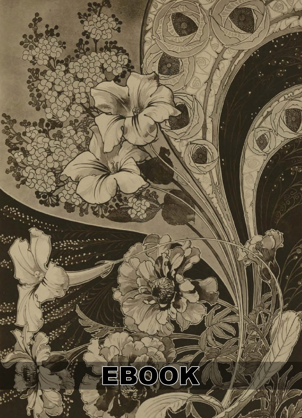 eBook Fantasy Nouveau Floral Illustrated Monthly