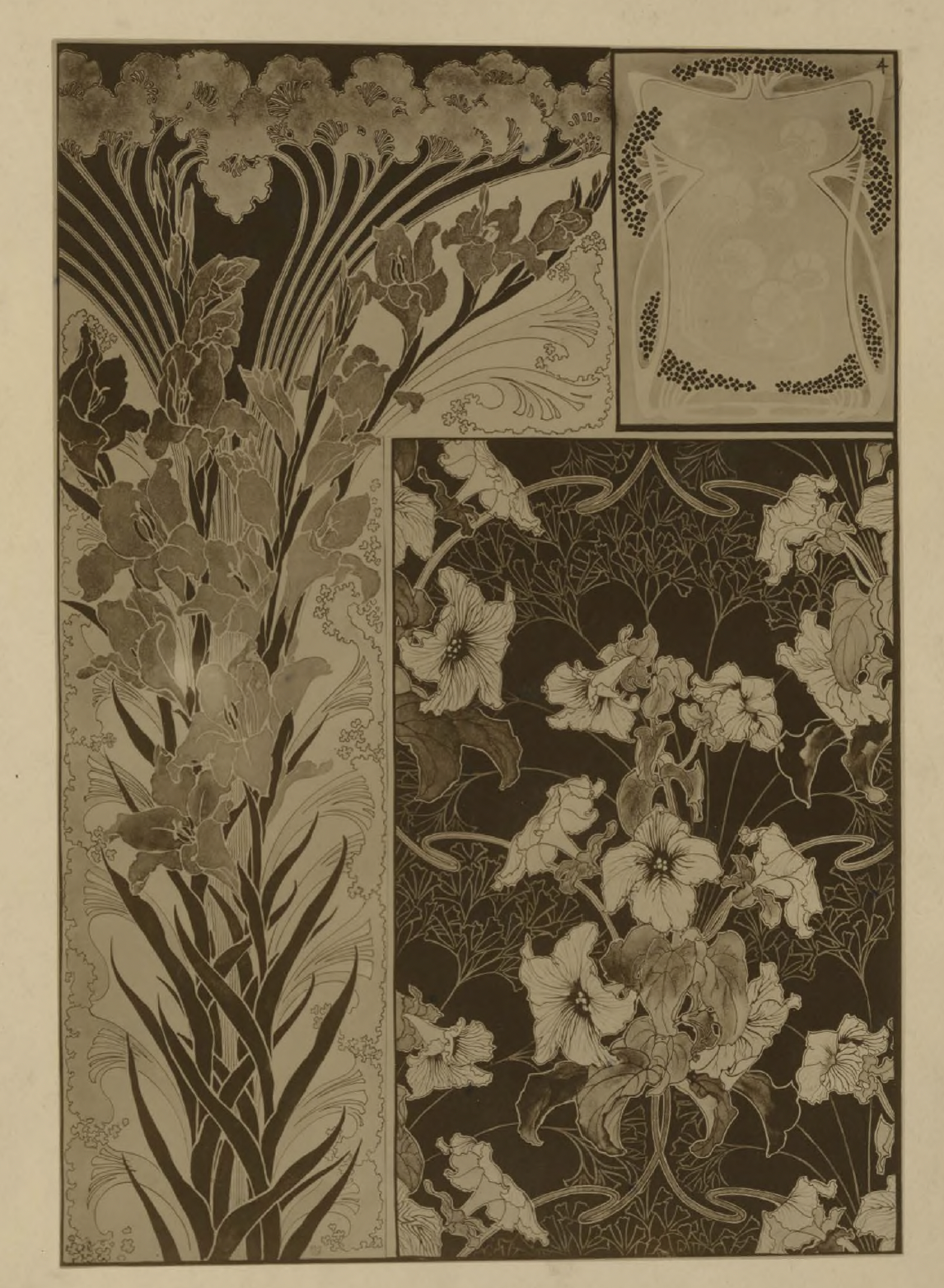 eBook Fantasy Nouveau Floral Illustrated Monthly