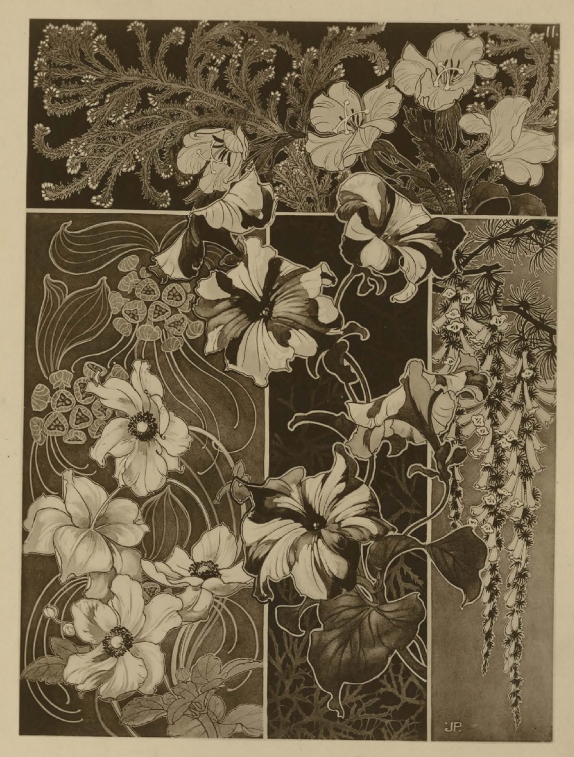 eBook Fantasy Nouveau Floral Illustrated Monthly