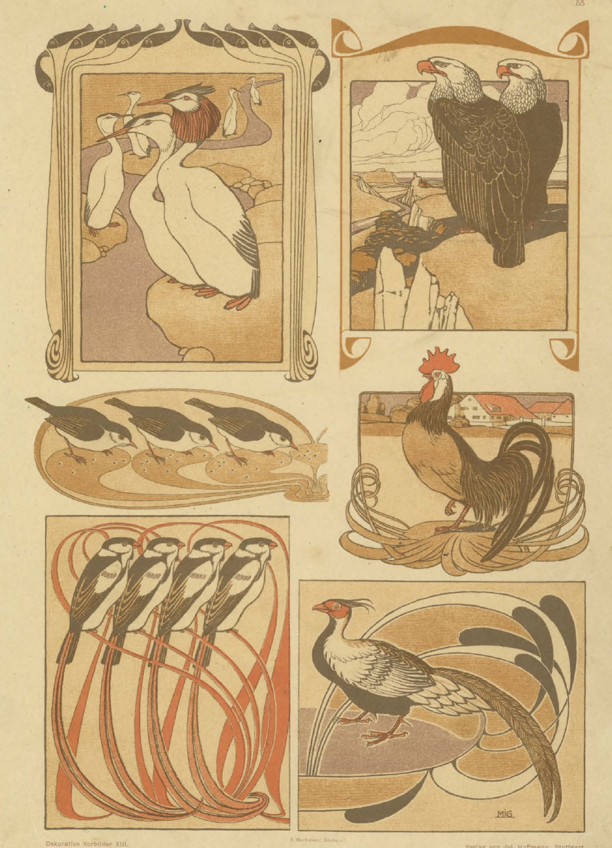 eBook Jugendstil Decorative Illustrated Monthly