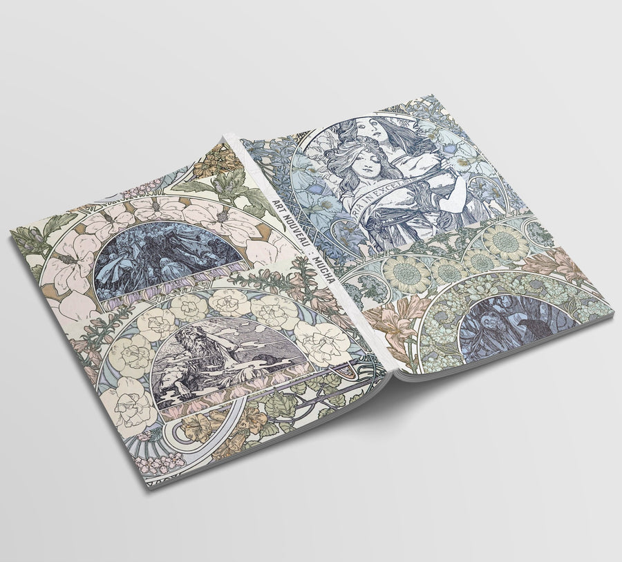 Book Art Nouveau: Mucha Illustrated Monthly