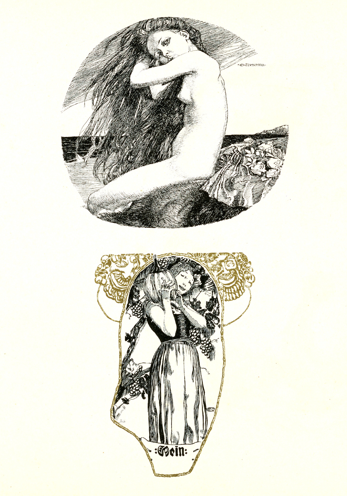 Book Art Nouveau Illustrated Monthly