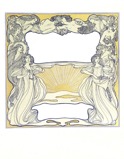 Book Art Nouveau Illustrated Monthly