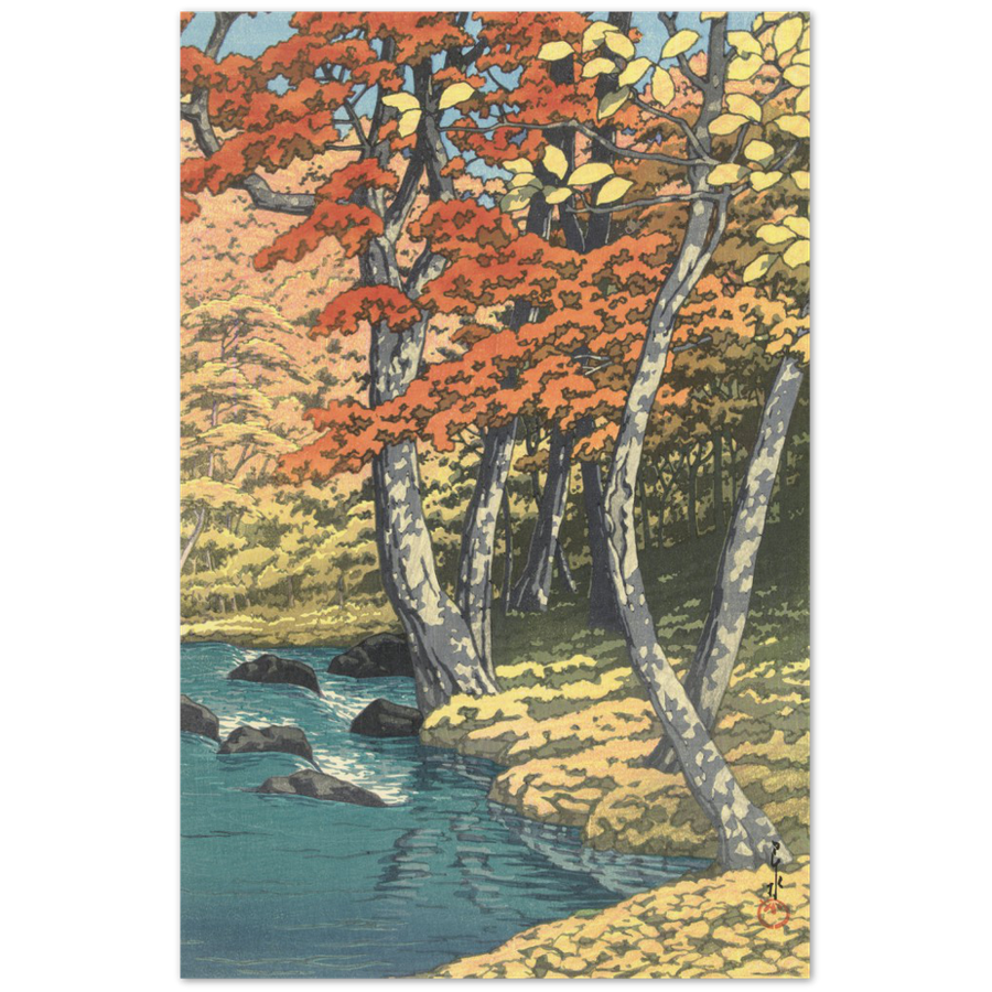 Print Material Autumn In Oirase Gelato