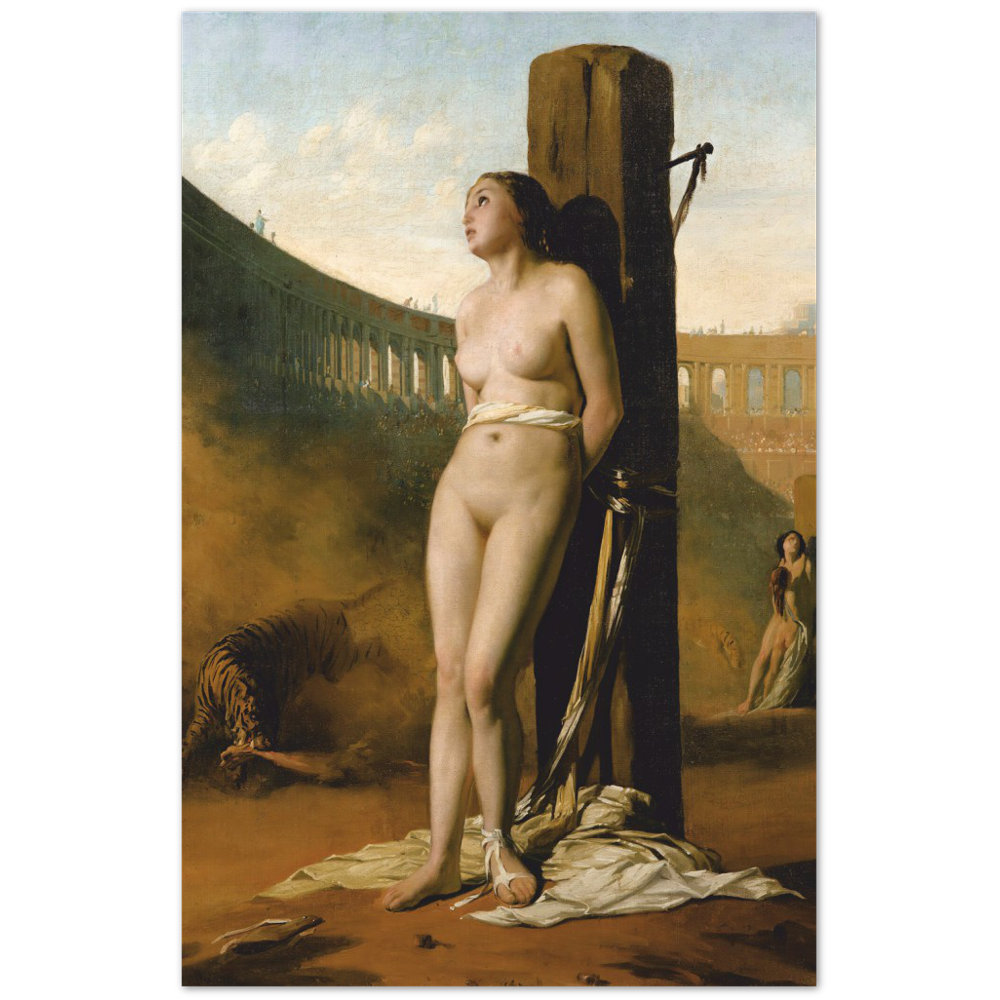 Print Material Blandina In The Amphitheater Of Lyon Gelato