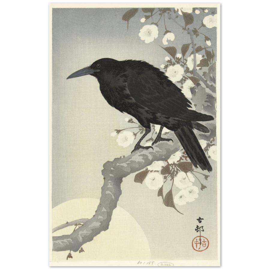 Print Material Crow at full moon Gelato