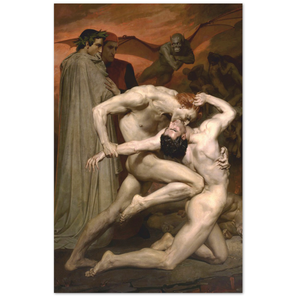 Print Material Dante and Virgil in Hell Gelato