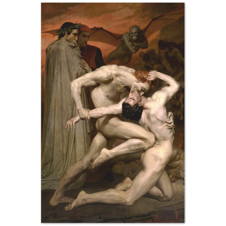 Print Material Dante and Virgil in Hell Gelato