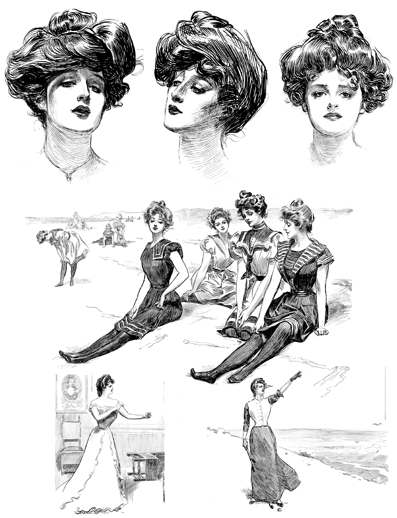 eBook Gibson Girls Illustrated Monthly