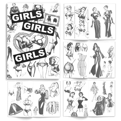 Book Girls Girls Girls Illustrated Monthly
