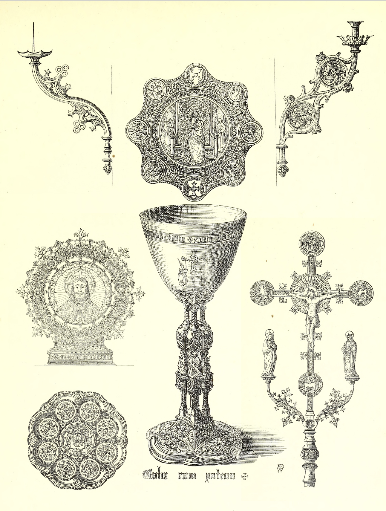 eBook Gothic Ornaments Illustrated Monthly