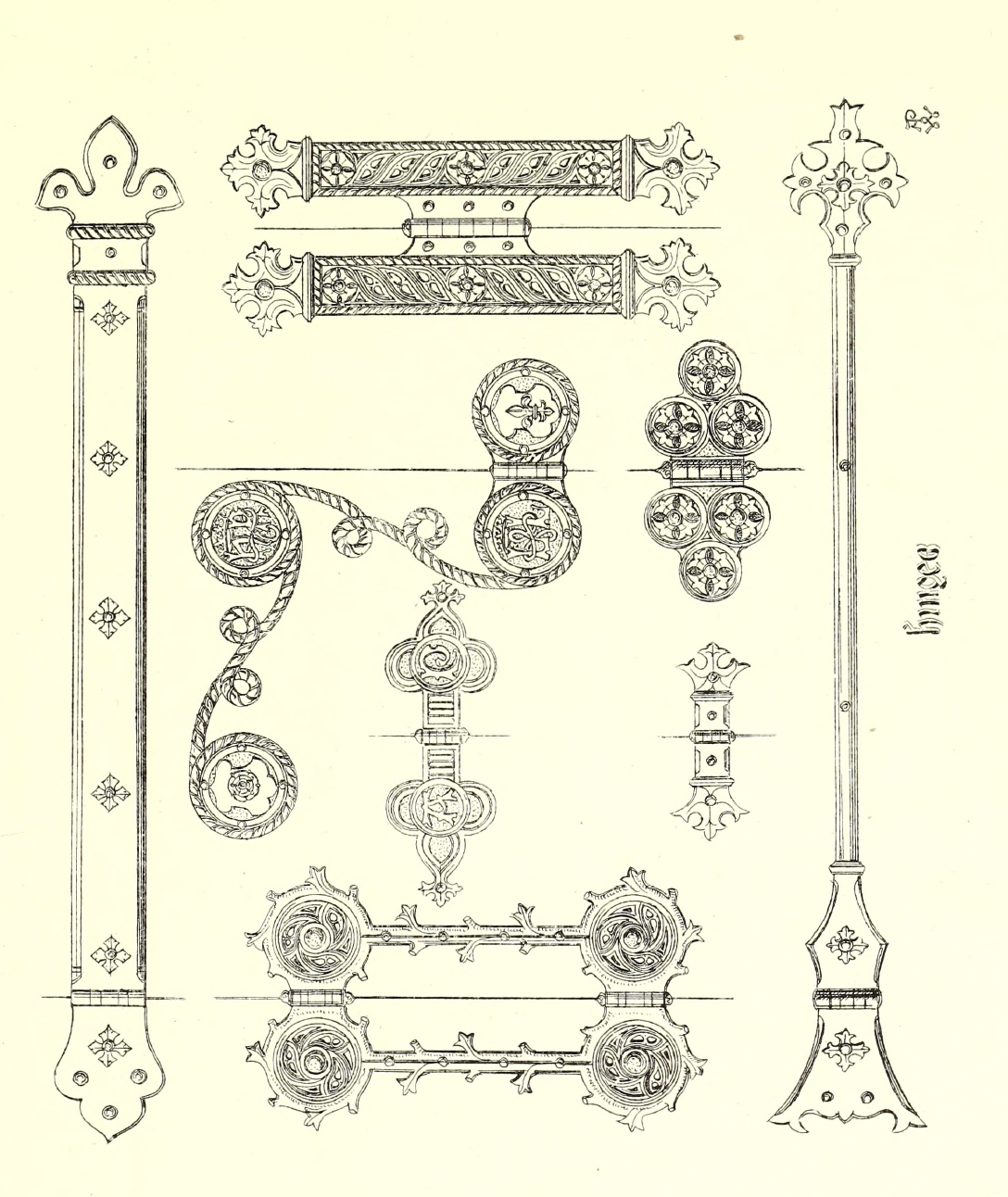 eBook Gothic Ornaments Illustrated Monthly