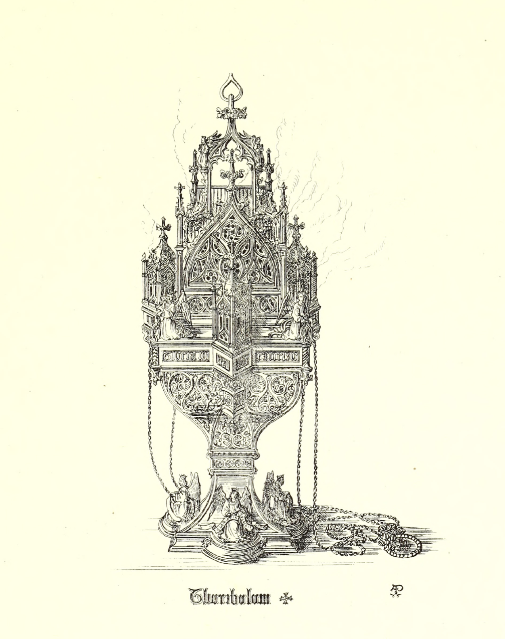 eBook Gothic Ornaments Illustrated Monthly