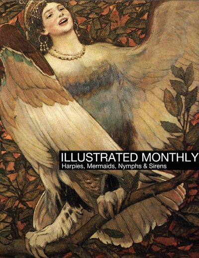 eBook Harpies, Mermaids, Nymphs & Sirens Illustrated Monthly