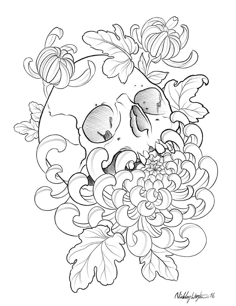 eBook Japanese Flowers In Tattooing by Nicklas Westin Nicklas Westin