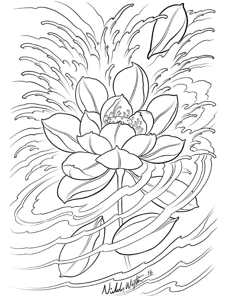 eBook Japanese Flowers In Tattooing by Nicklas Westin Nicklas Westin