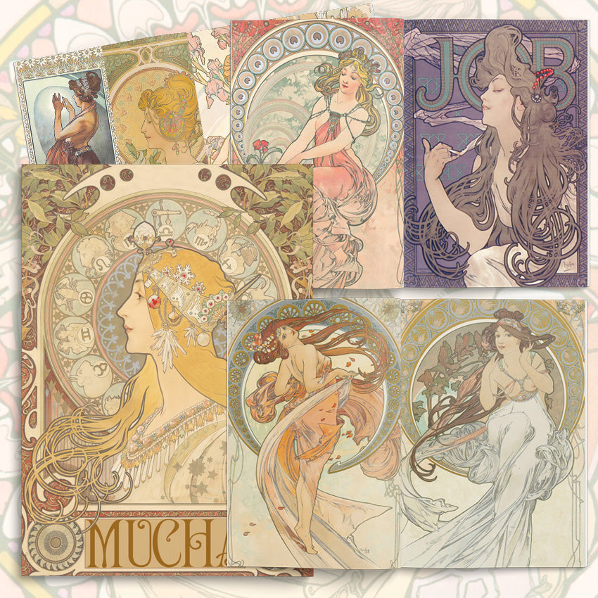 Book Mucha Illustrated Monthly