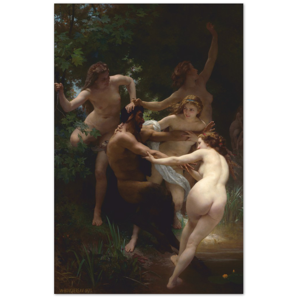 Nymphs and Satyr