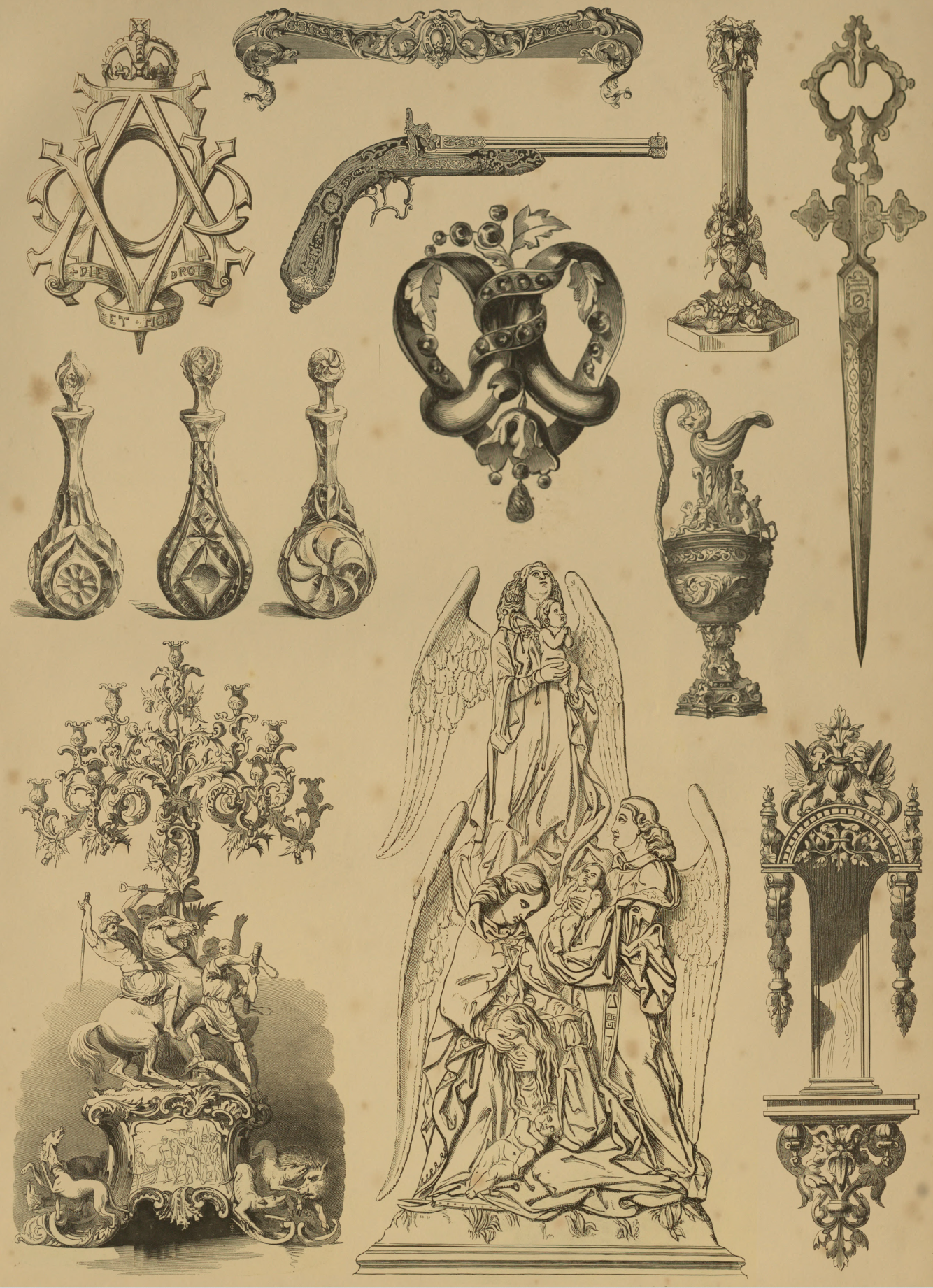 eBook ornate catalog Illustrated Monthly