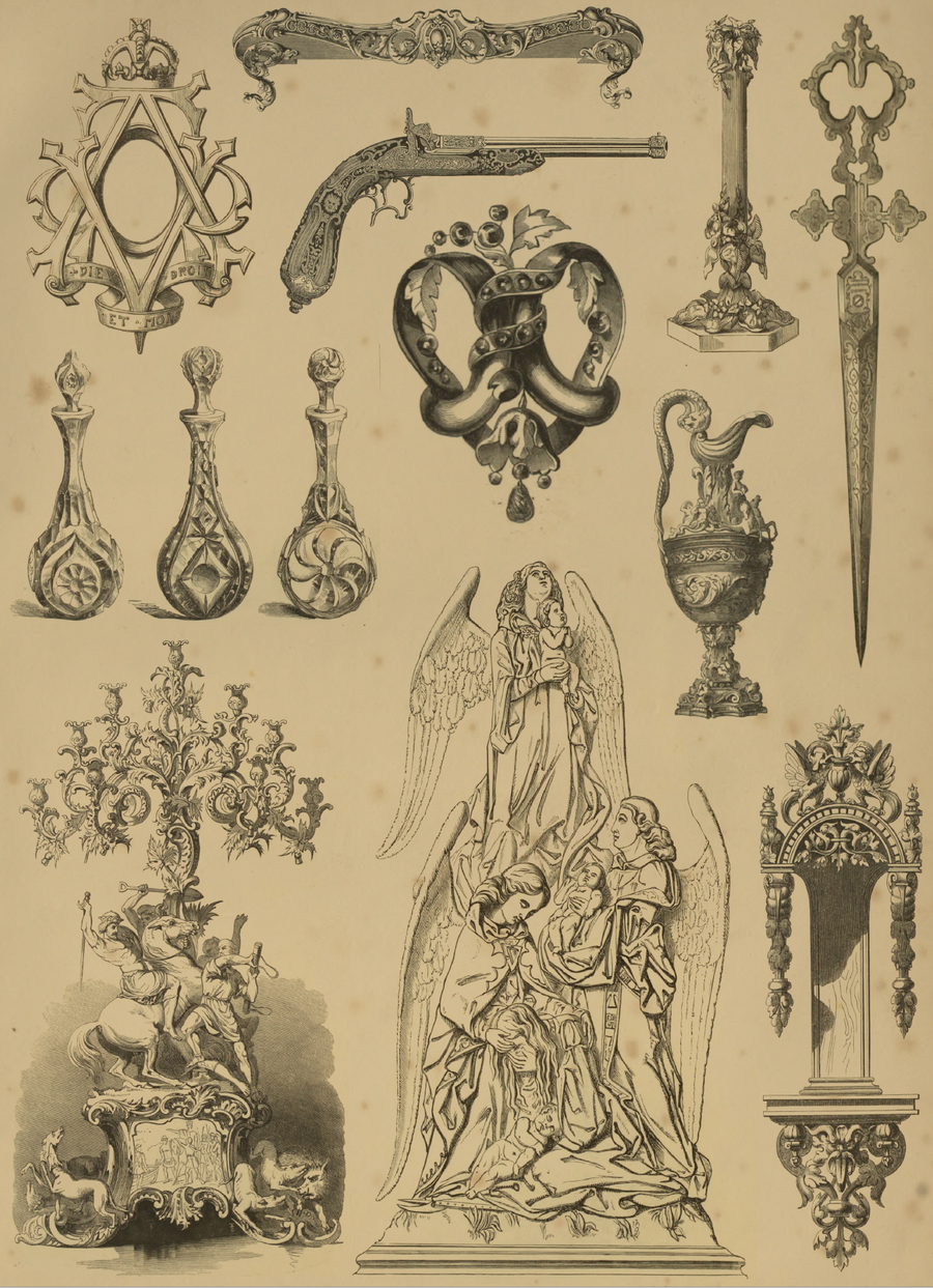 eBook ornate catalog Illustrated Monthly