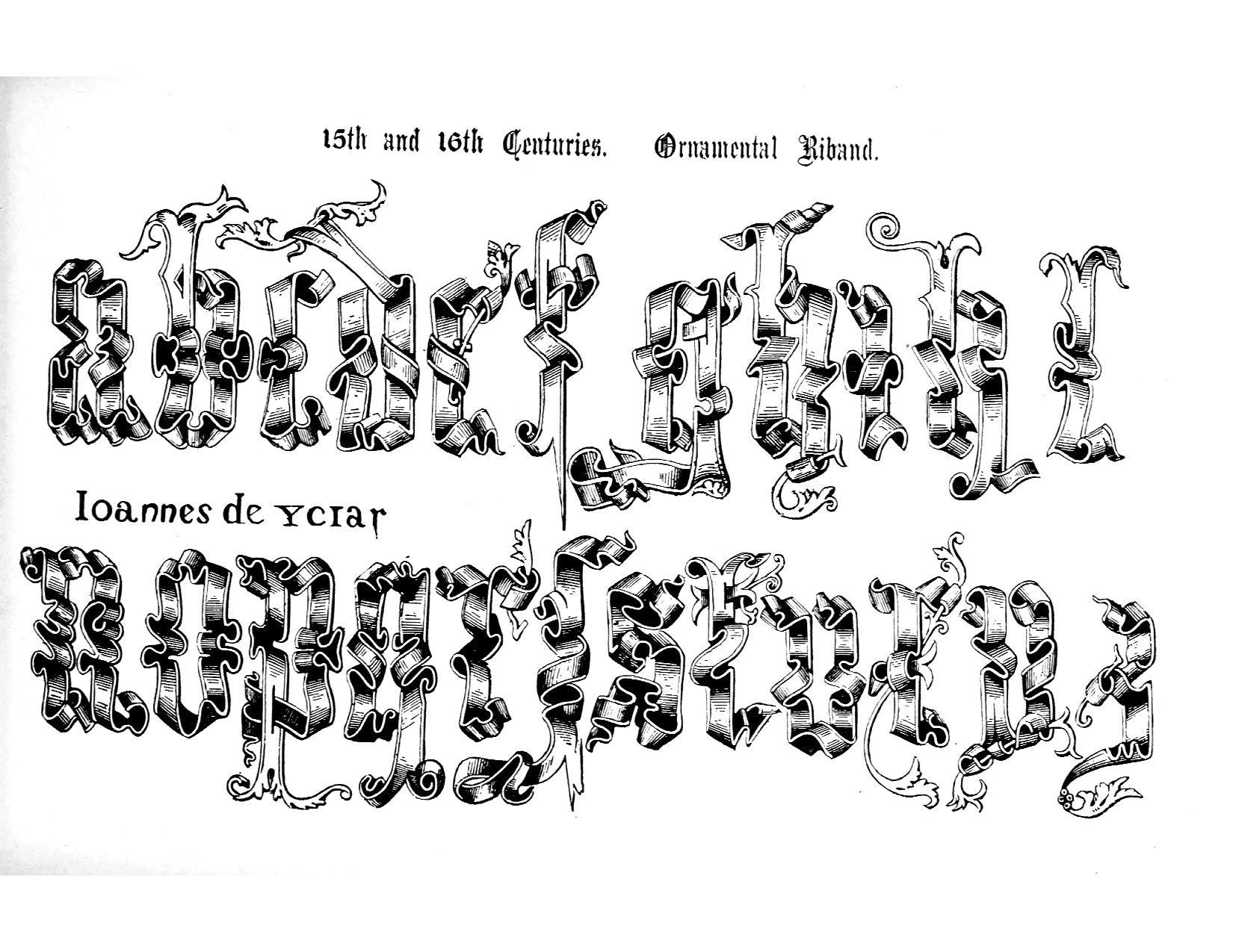 Ornate Lettering & More