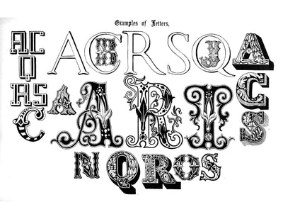 Ornate Lettering & More