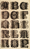 eBook Ornate Lettering Illustrated Monthly