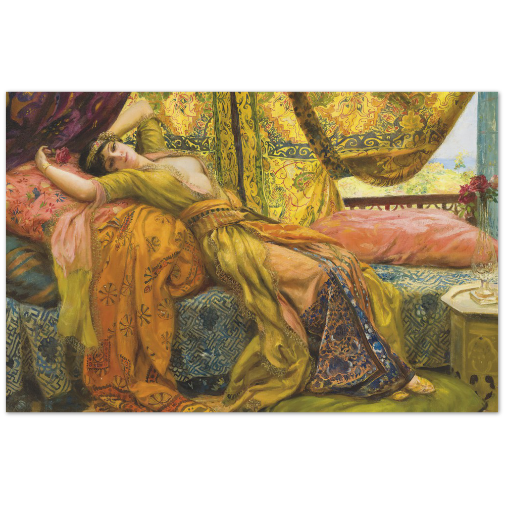 Print Material Reclining Beauty Gelato