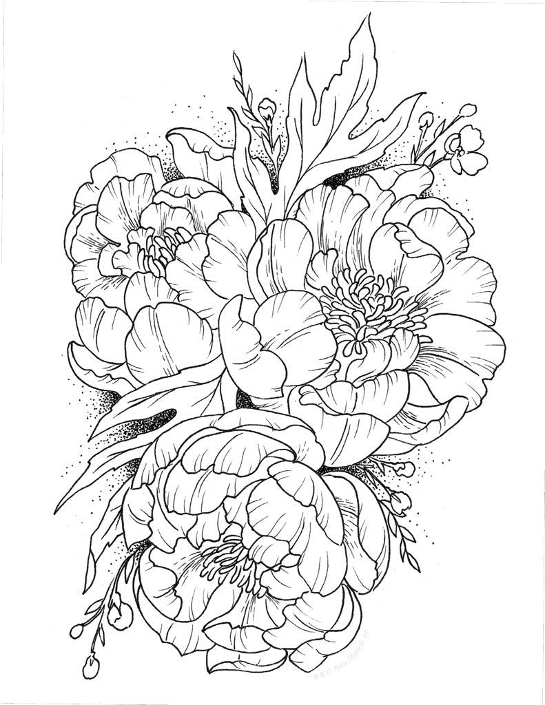 Robin Cass Floral Tattoo