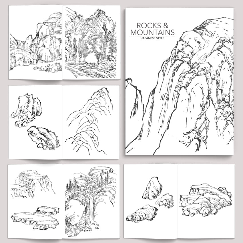 Rocks and Mountains - Japanese Style | Shop Illustrated Books, eBooks ...