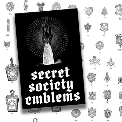 Book secret society emblems Illustrated Monthly