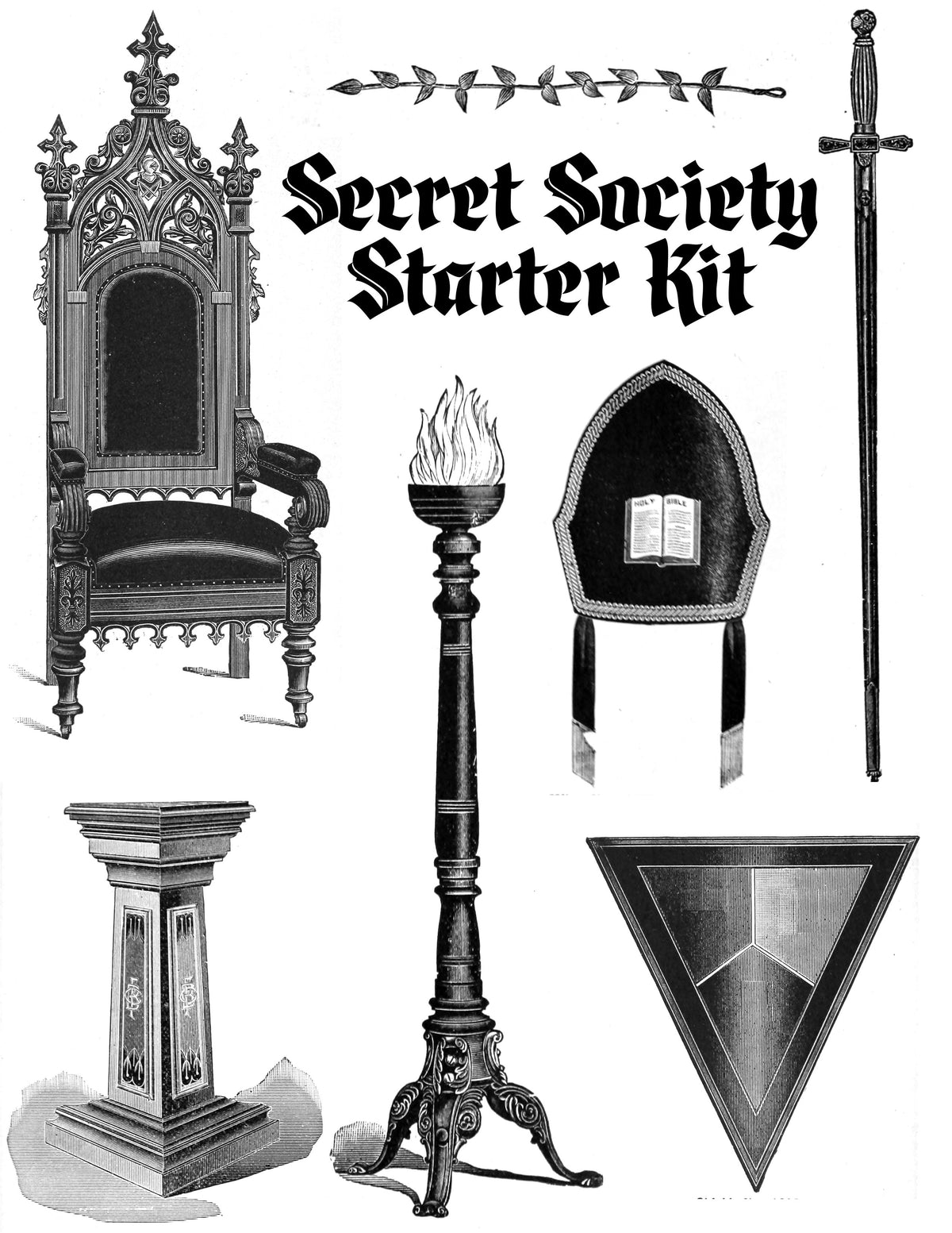 Secret Society Starter Kit | Shop Illustrated Books, eBooks and Prints