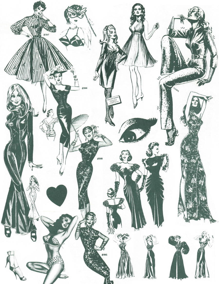 eBook Sexy Retro Fashion Illustrated Monthly