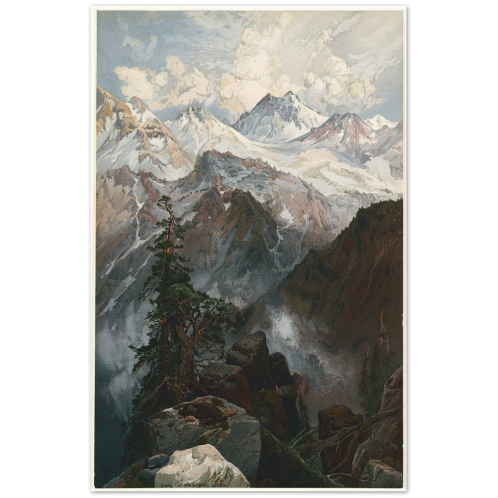Print Material Summit of the Sierras Gelato