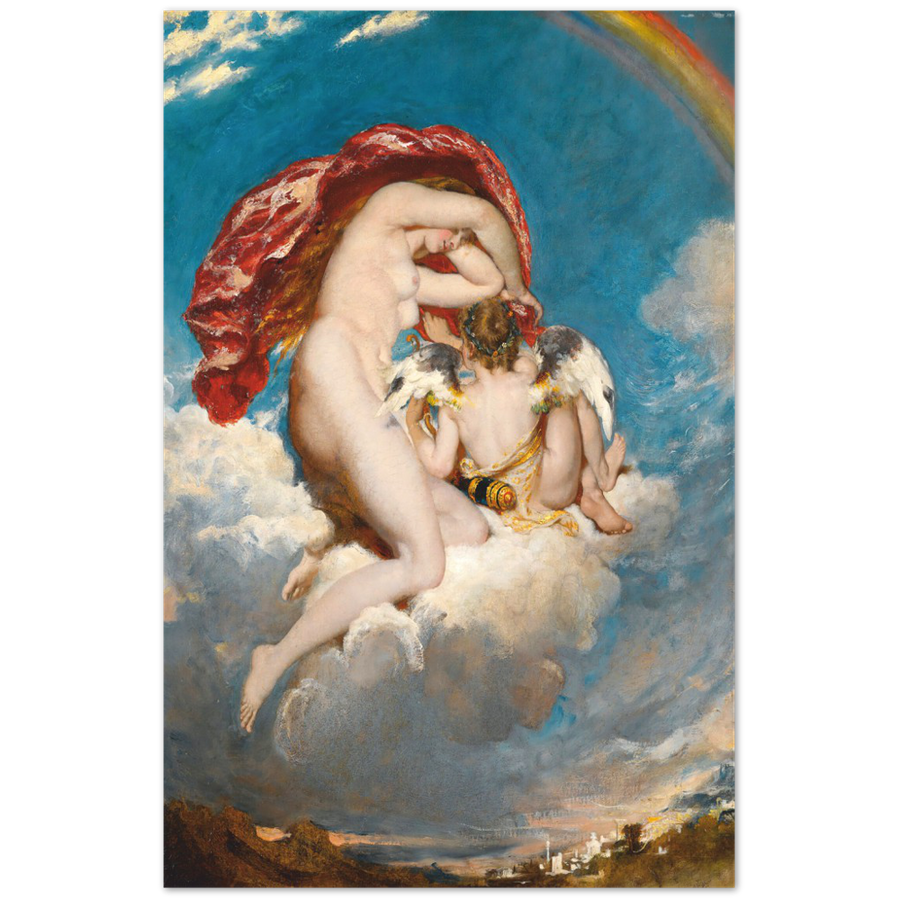 Print Material Venus And Cupid Descending Gelato