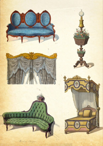 eBook vintage furniture Illustrated Monthly